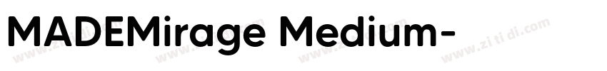 MADEMirage Medium字体转换